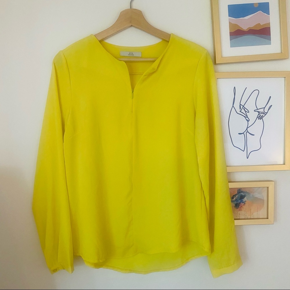 Milano | Cannery Yellow Long Sleeve Blouse